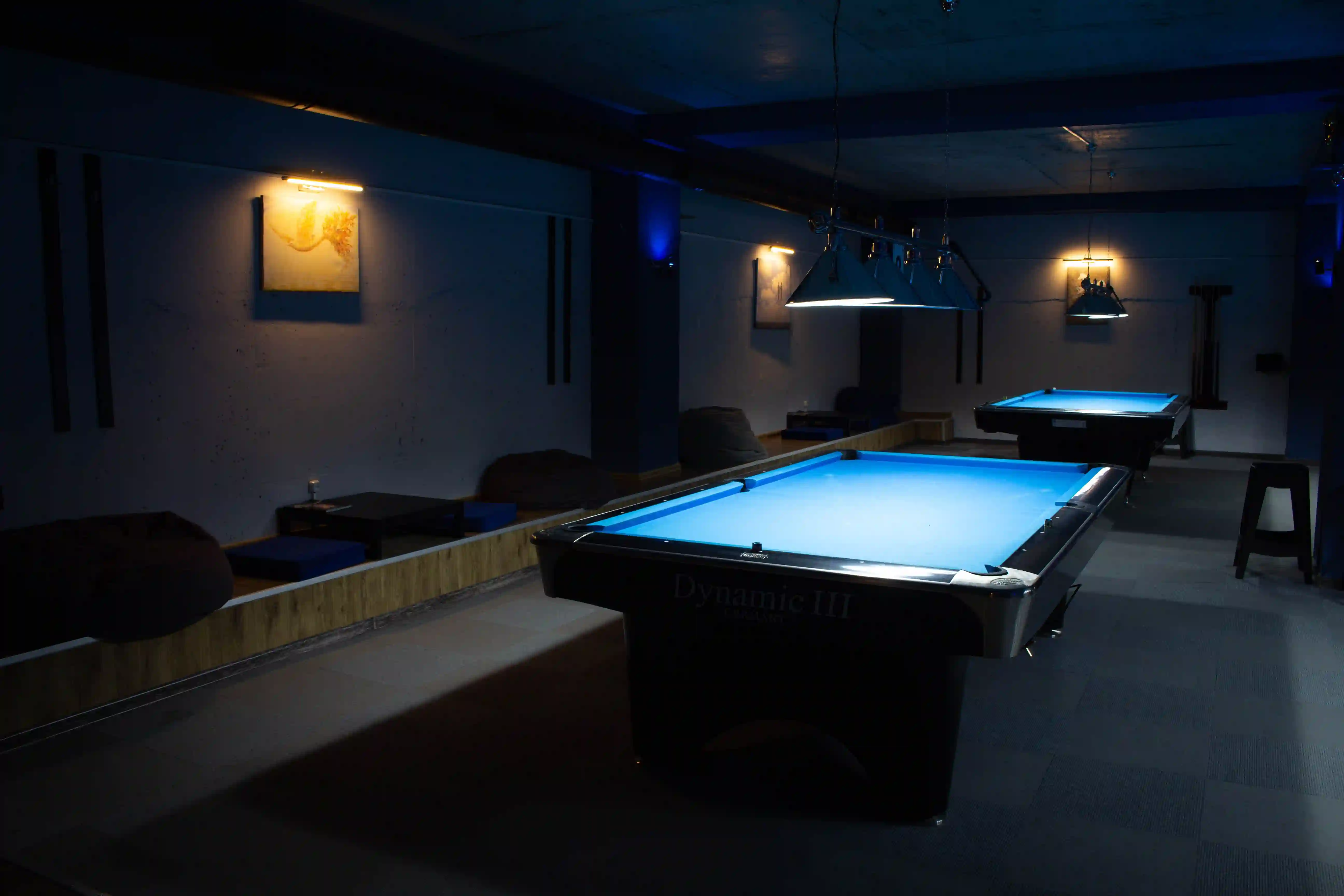 Moody bar interior